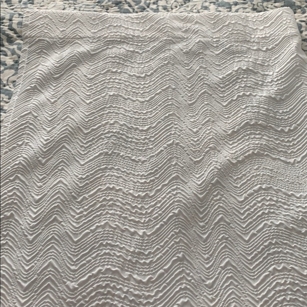 Peri Home textured white curtain